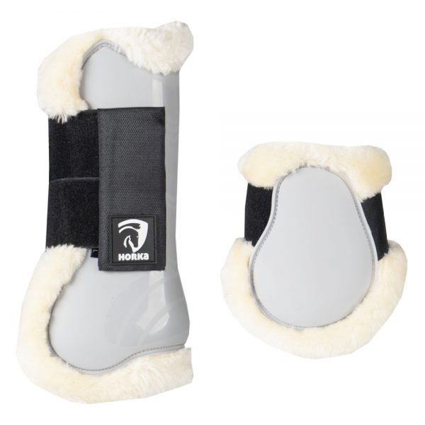 Peesbeschermers-pvc-bont-grijs