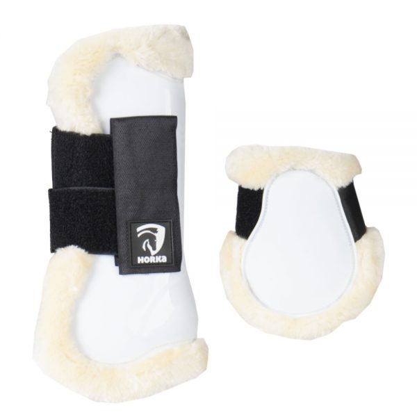 Peesbeschermers-pvc-bont-wit